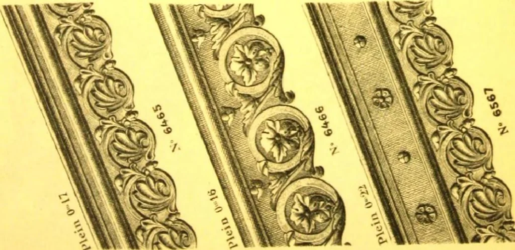 An illustration from Ornements pour l'architecture en zinc, cuivre, tole & plomb : travaux d'art sur dessins croquis & devis., 1912, leaf 288