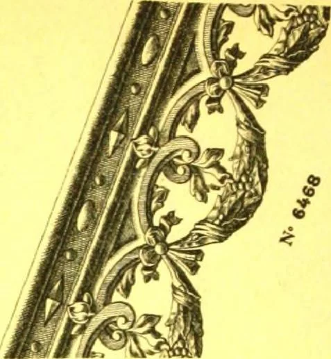 An illustration from Ornements pour l'architecture en zinc, cuivre, tole & plomb : travaux d'art sur dessins croquis & devis., 1912, leaf 289