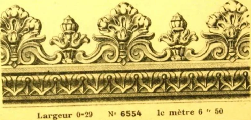 An illustration from Ornements pour l'architecture en zinc, cuivre, tole & plomb : travaux d'art sur dessins croquis & devis., 1912, leaf 304