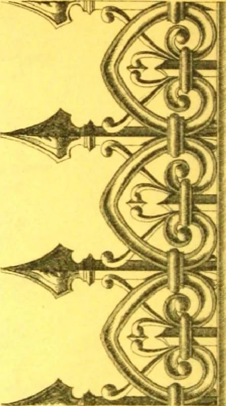 An illustration from Ornements pour l'architecture en zinc, cuivre, tole & plomb : travaux d'art sur dessins croquis & devis., 1912, leaf 31