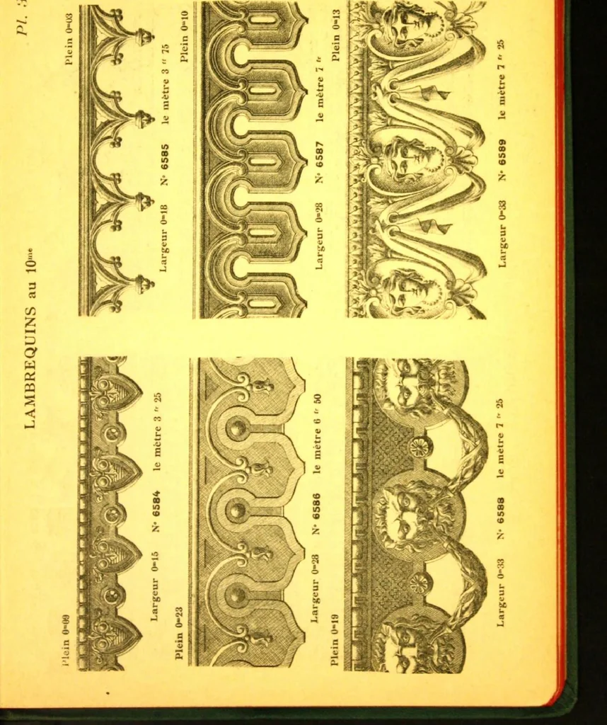 An illustration from Ornements pour l'architecture en zinc, cuivre, tole & plomb : travaux d'art sur dessins croquis & devis., 1912, leaf 310