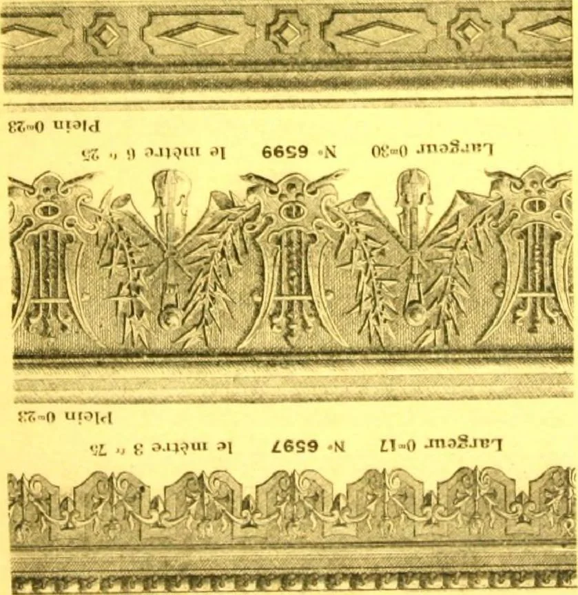 An illustration from Ornements pour l'architecture en zinc, cuivre, tole & plomb : travaux d'art sur dessins croquis & devis., 1912, leaf 312