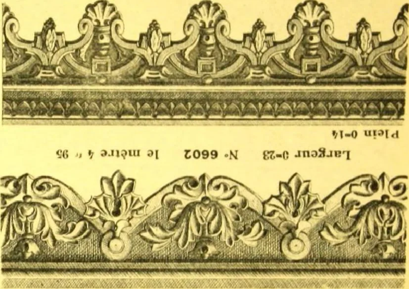 An illustration from Ornements pour l'architecture en zinc, cuivre, tole & plomb : travaux d'art sur dessins croquis & devis., 1912, leaf 313