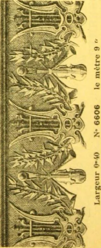 An illustration from Ornements pour l'architecture en zinc, cuivre, tole & plomb : travaux d'art sur dessins croquis & devis., 1912, leaf 313