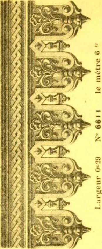An illustration from Ornements pour l'architecture en zinc, cuivre, tole & plomb : travaux d'art sur dessins croquis & devis., 1912, leaf 314
