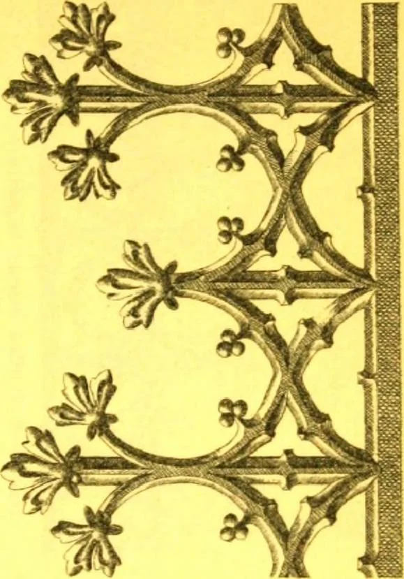 An illustration from Ornements pour l'architecture en zinc, cuivre, tole & plomb : travaux d'art sur dessins croquis & devis., 1912, leaf 32