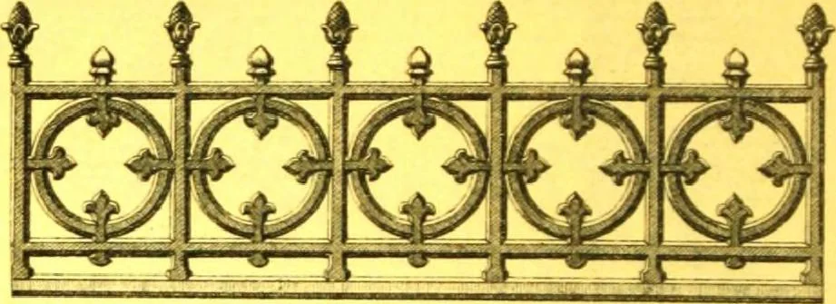 An illustration from Ornements pour l'architecture en zinc, cuivre, tole & plomb : travaux d'art sur dessins croquis & devis., 1912, leaf 37