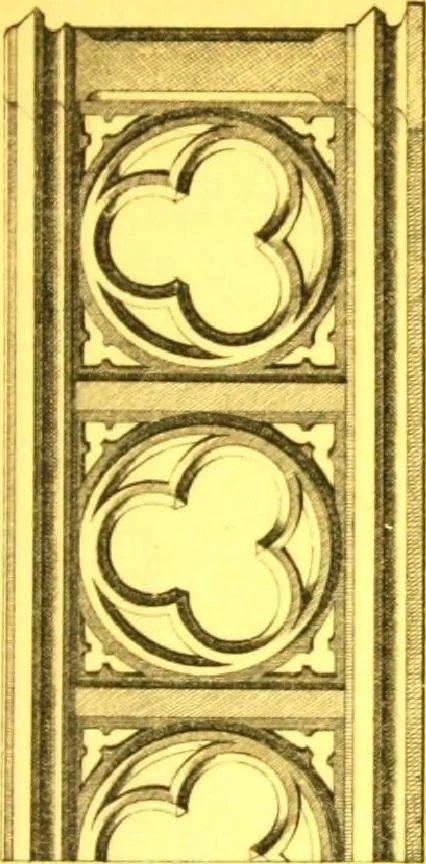 An illustration from Ornements pour l'architecture en zinc, cuivre, tole & plomb : travaux d'art sur dessins croquis & devis., 1912, leaf 42