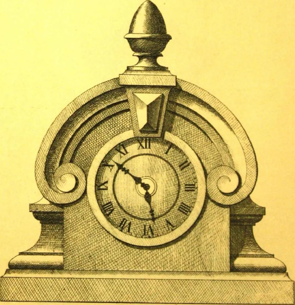 An illustration from Ornements pour l'architecture en zinc, cuivre, tole & plomb : travaux d'art sur dessins croquis & devis., 1912, leaf 5