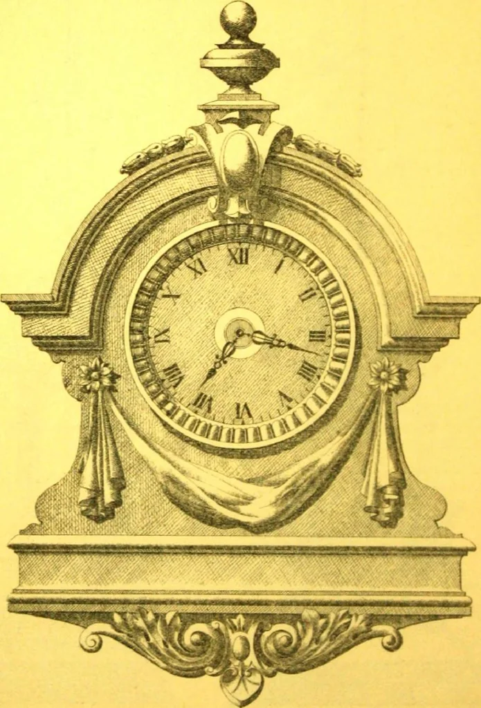 An illustration from Ornements pour l'architecture en zinc, cuivre, tole & plomb : travaux d'art sur dessins croquis & devis., 1912, leaf 7