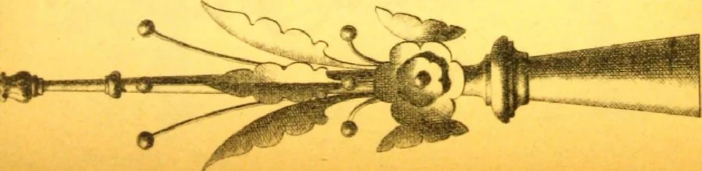 An illustration from Ornements pour l'architecture en zinc, cuivre, tole & plomb : travaux d'art sur dessins croquis & devis., 1912, leaf 90