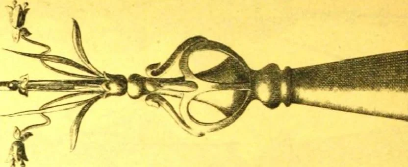 An illustration from Ornements pour l'architecture en zinc, cuivre, tole & plomb : travaux d'art sur dessins croquis & devis., 1912, leaf 91