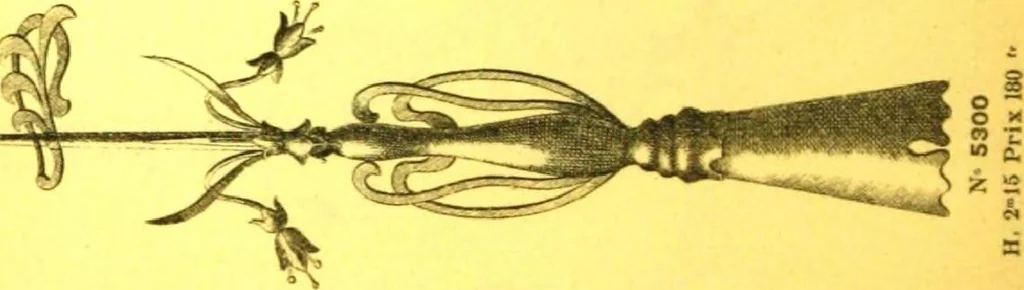 An illustration from Ornements pour l'architecture en zinc, cuivre, tole & plomb : travaux d'art sur dessins croquis & devis., 1912, leaf 91