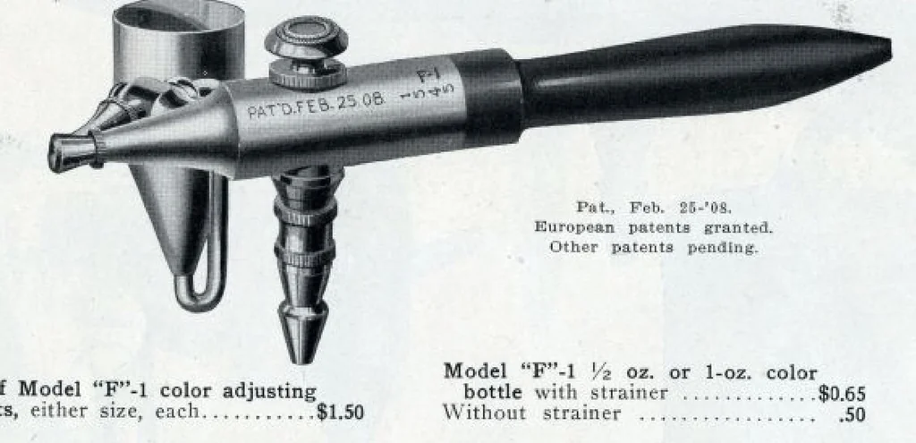 An illustration from Paasche Air Brush Co., 1915, leaf 17