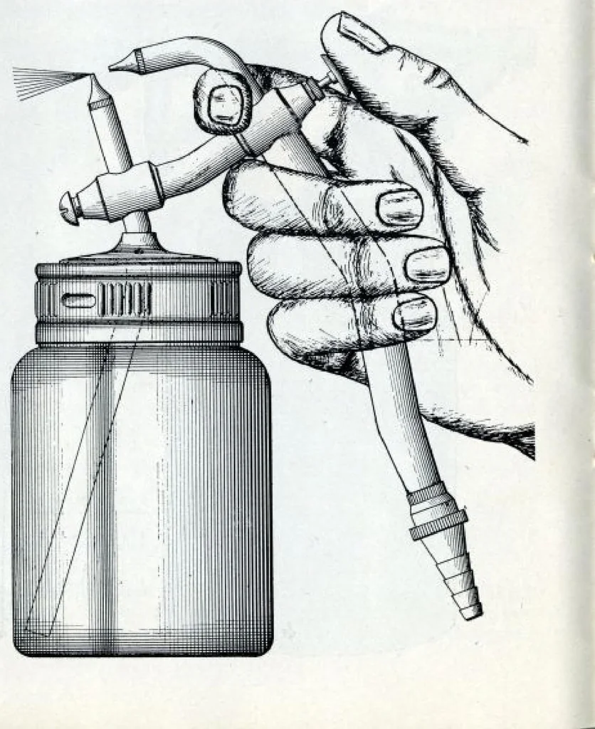 An illustration from Paasche Air Brush Co., 1915, leaf 23