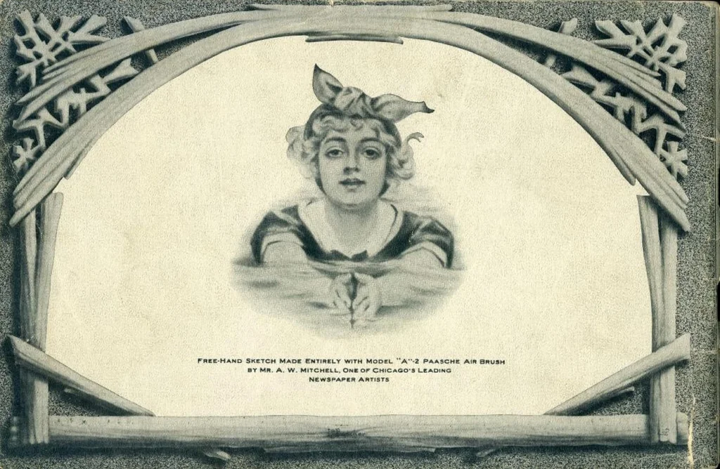 An illustration from Paasche Air Brush Co., 1915, leaf 27