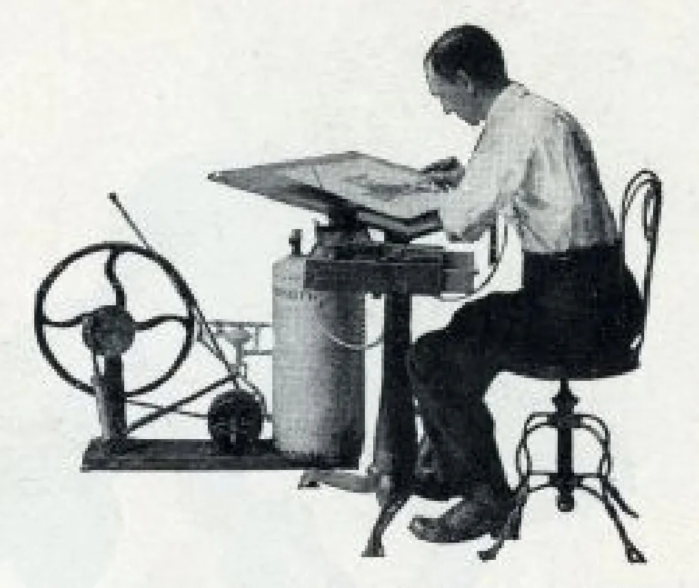 An illustration from Paasche Air Brush Co., 1915, leaf 6