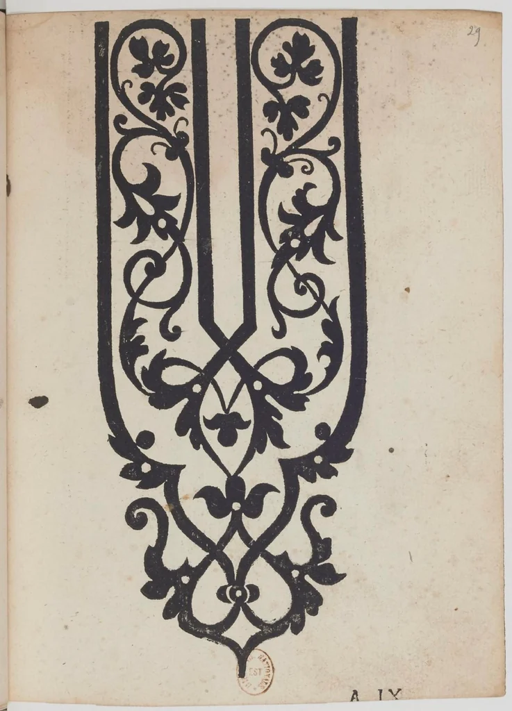 An illustration from Paganini. Libro I & II, 1532, leaf 53