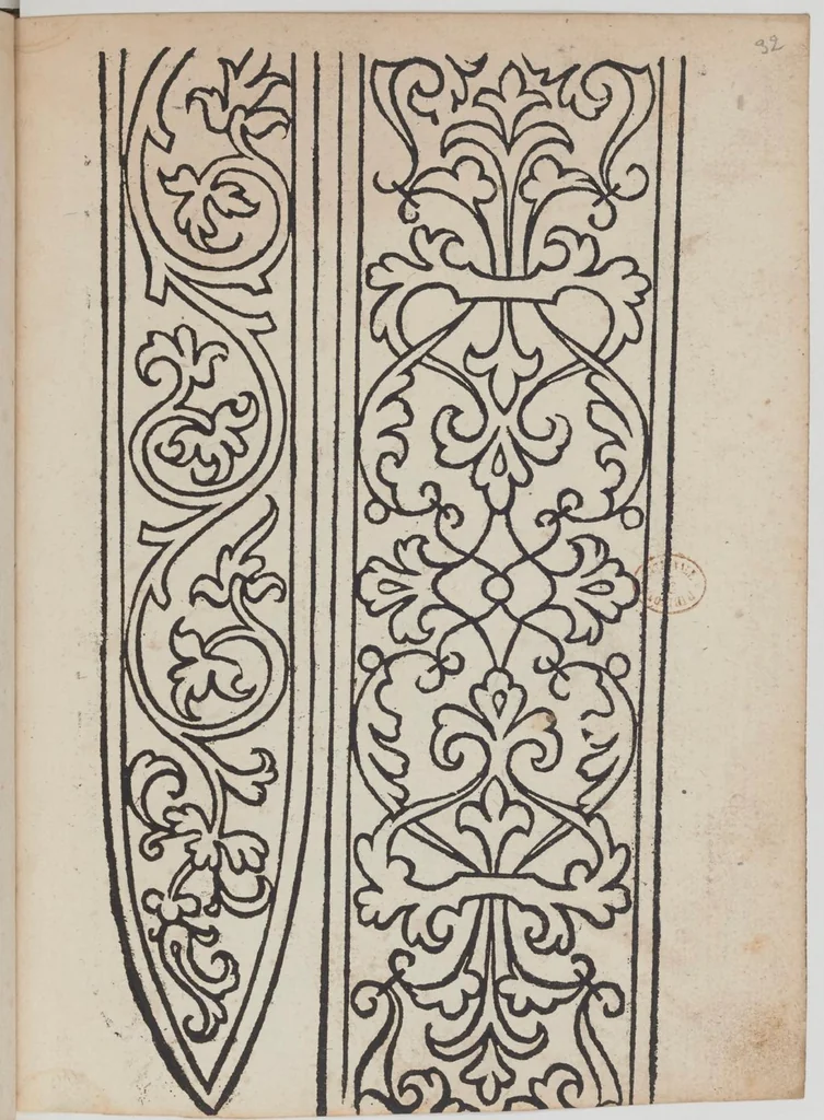 An illustration from Paganini. Libro I & II, 1532, leaf 56