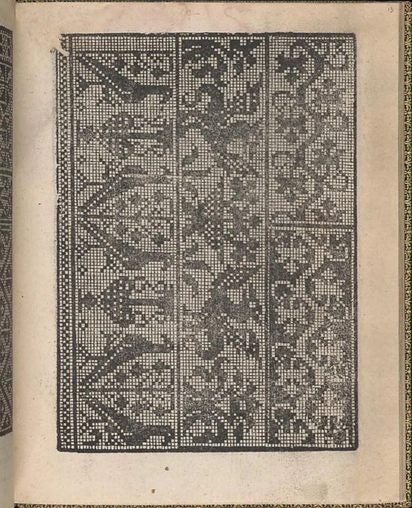An illustration from Ornamento delle belle & virtuose donne, 1554, leaf 24