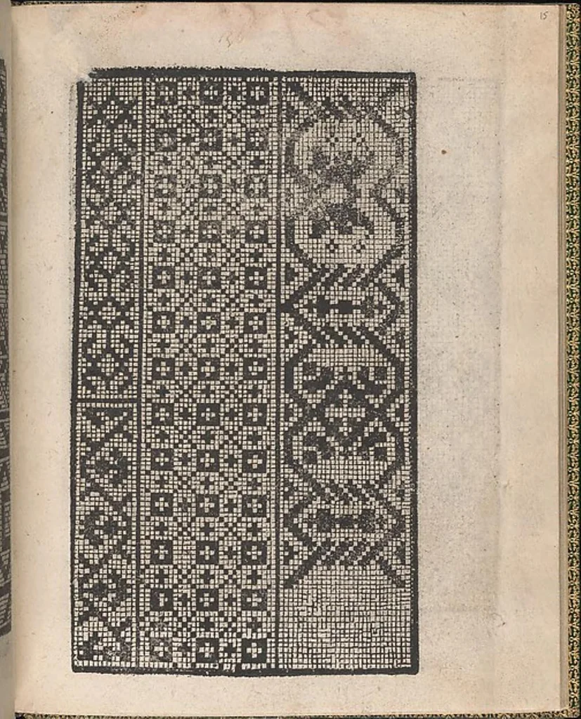 An illustration from Ornamento delle belle & virtuose donne, 1554, leaf 29