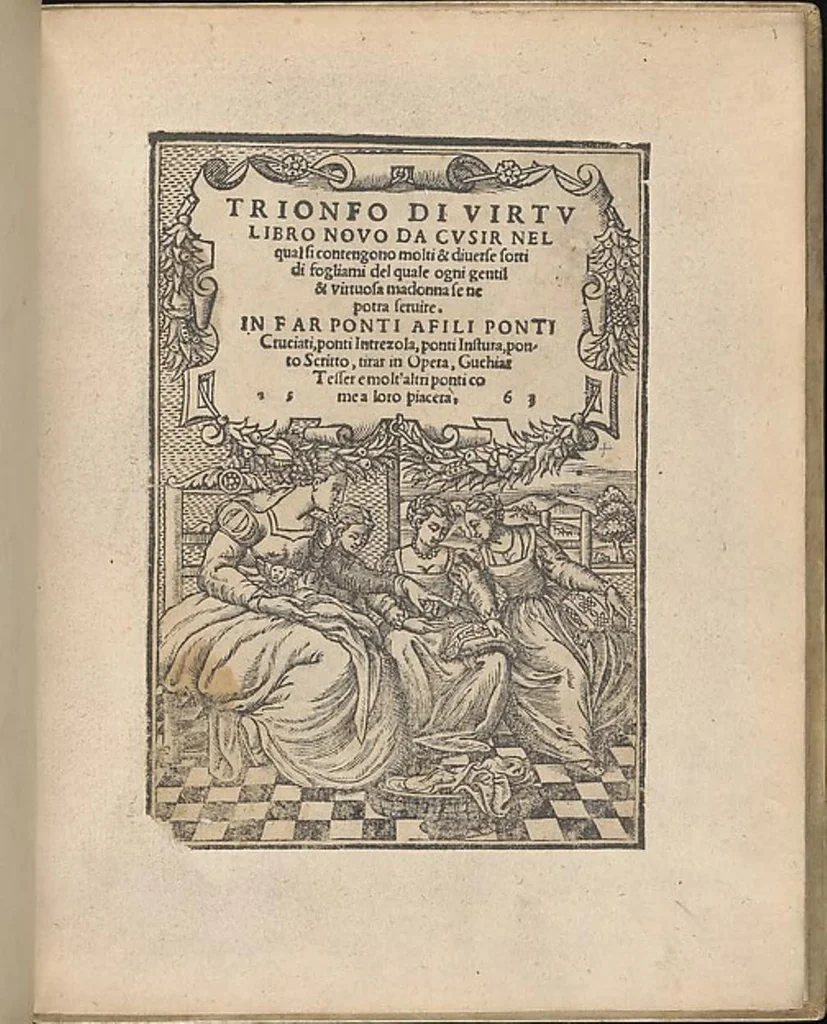 An illustration from Trionfo Di Virtu. Libro Novo, 1563, leaf 0