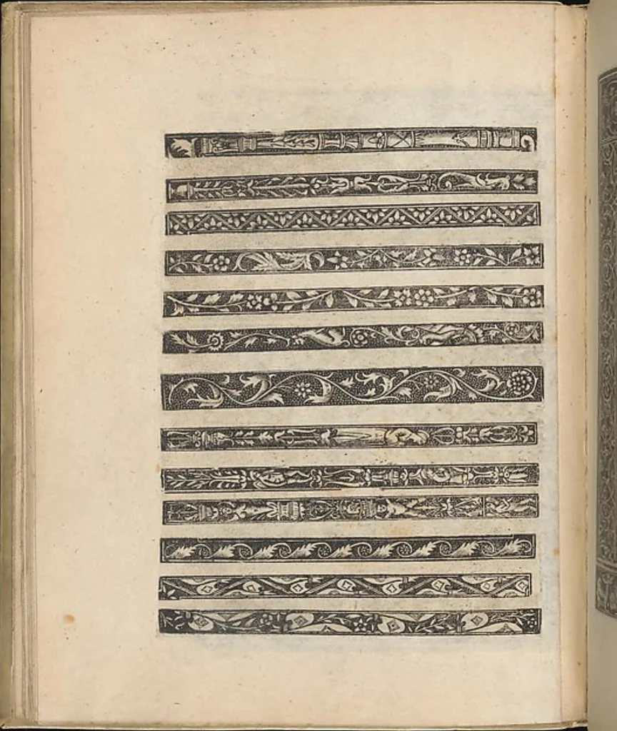 An illustration from Trionfo Di Virtu. Libro Novo, 1563, leaf 24