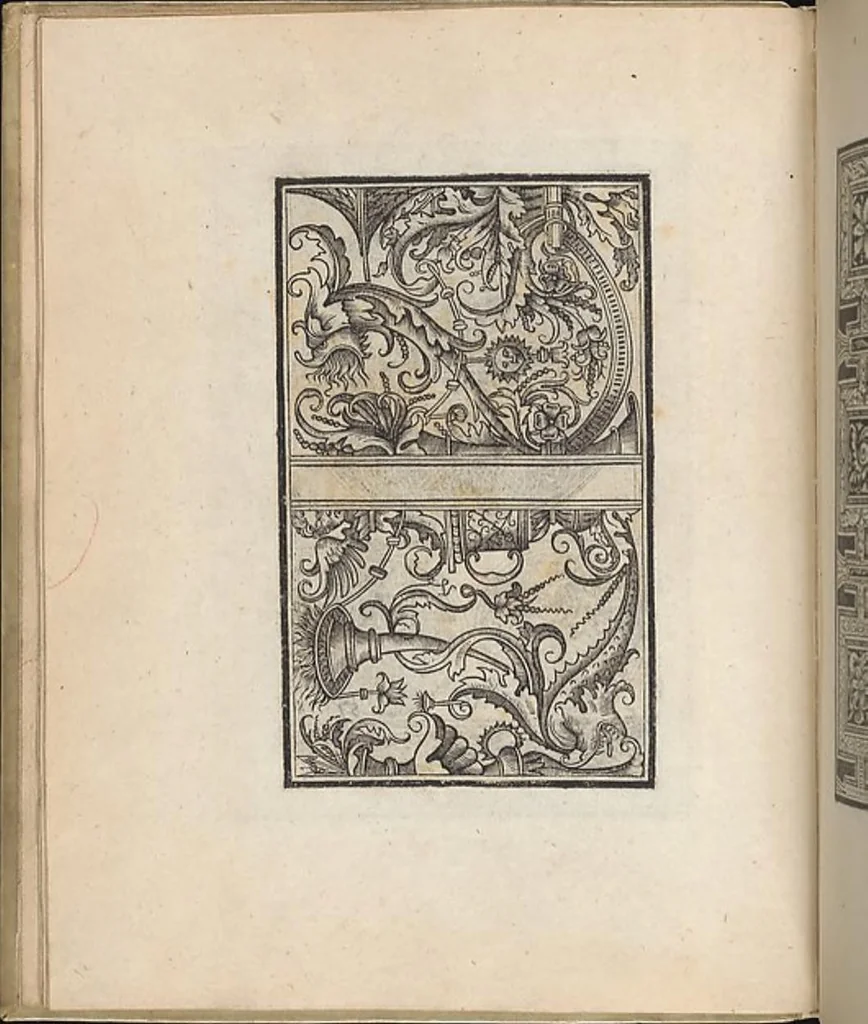 An illustration from Trionfo Di Virtu. Libro Novo, 1563, leaf 6
