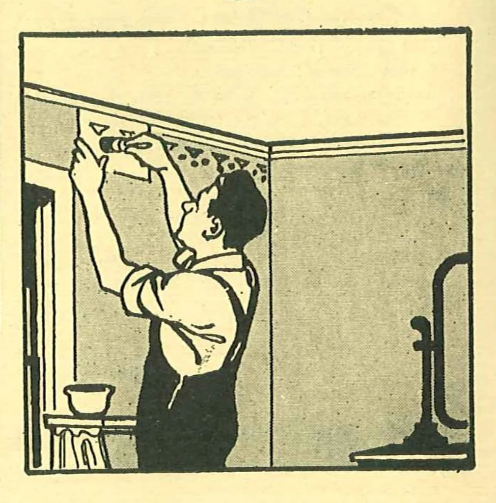 An illustration from Paint fresh from the factory, 1930, leaf 11