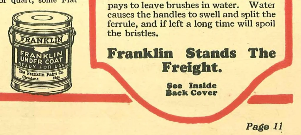 An illustration from Paint fresh from the factory, 1930, leaf 12