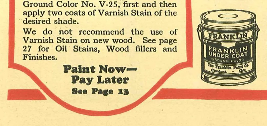 An illustration from Paint fresh from the factory, 1930, leaf 18