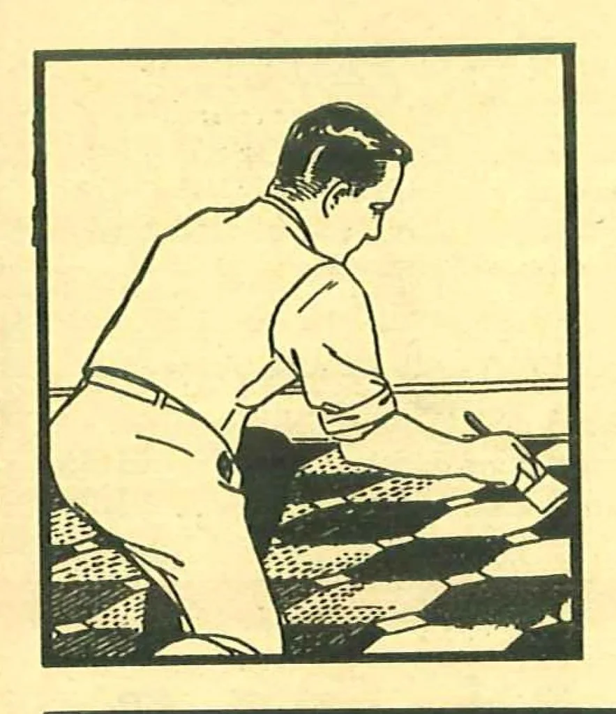 An illustration from Paint fresh from the factory, 1930, leaf 25