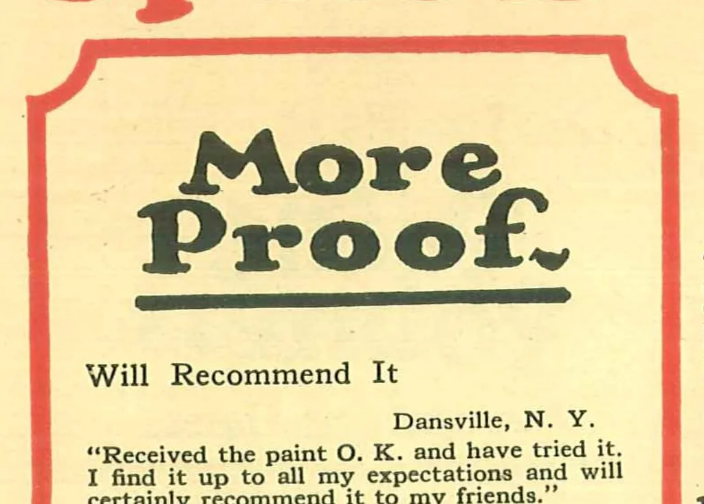 An illustration from Paint fresh from the factory, 1930, leaf 27