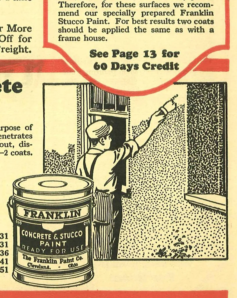 An illustration from Paint fresh from the factory, 1930, leaf 6