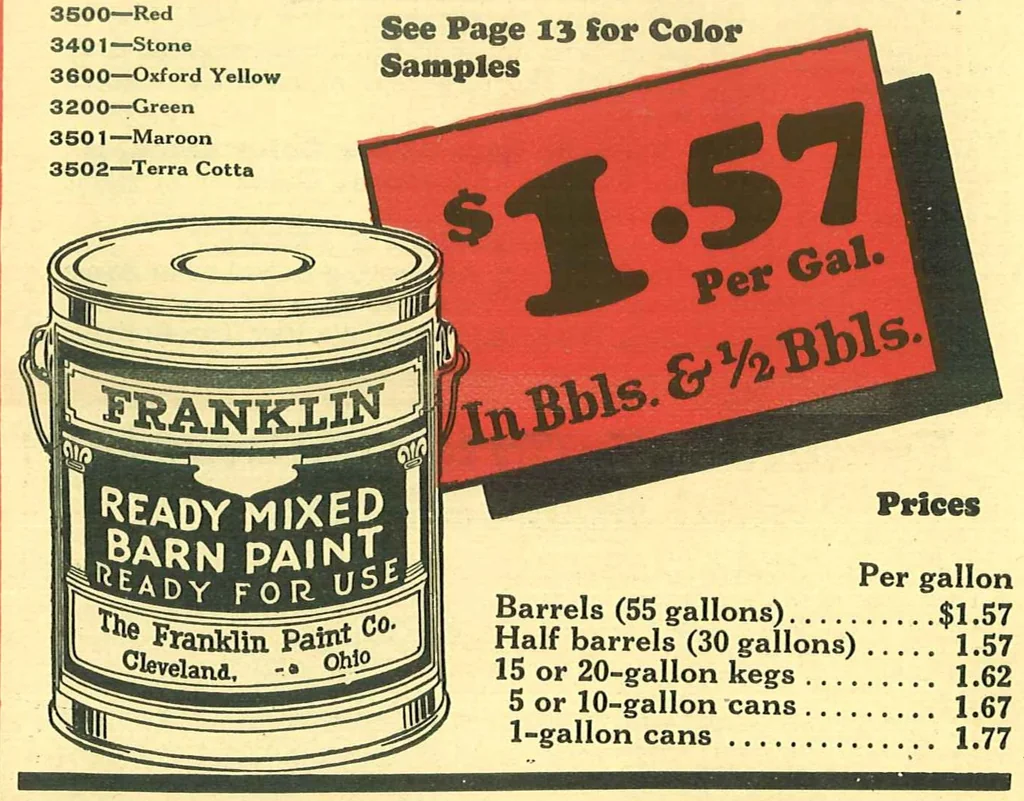 An illustration from Paint fresh from the factory, 1930, leaf 7