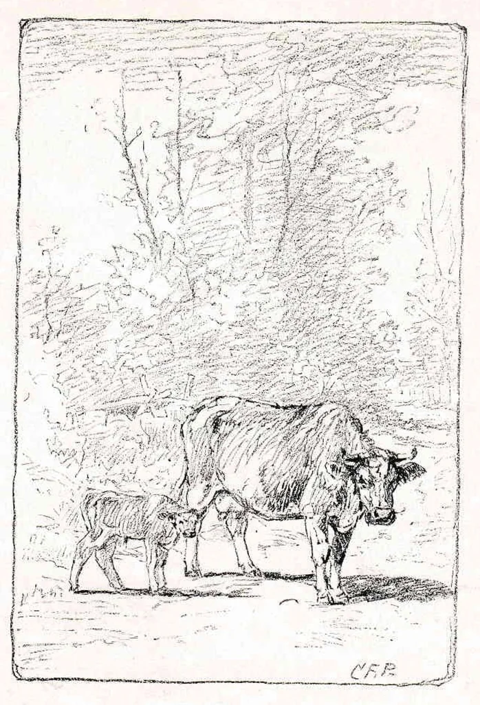 An illustration from Sixth Annual Exhibition of the Paint and Clay Club 1887, 1887, leaf 38