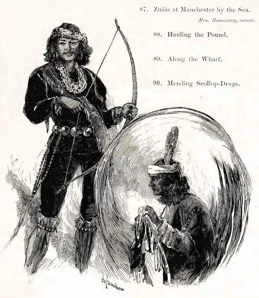 An illustration from Sixth Annual Exhibition of the Paint and Clay Club 1887, 1887, leaf 41