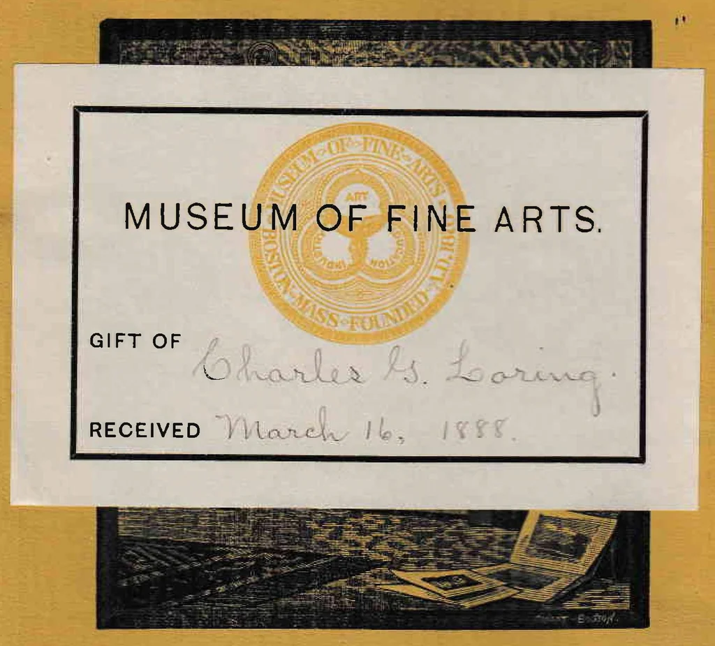 An illustration from Seventh Annual Exhibition of the Paint and Clay Club 1888, 1888, leaf 1