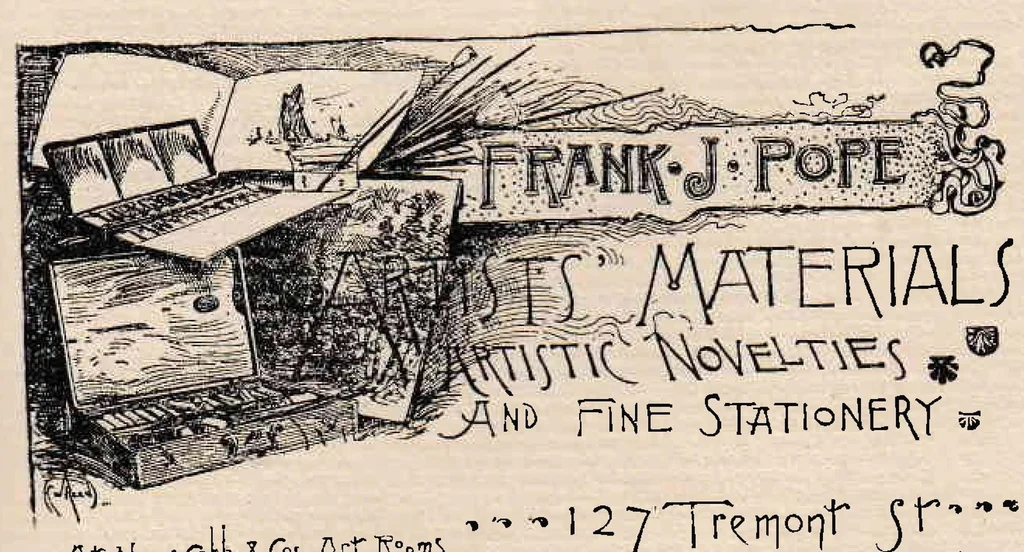 An illustration from Seventh Annual Exhibition of the Paint and Clay Club 1888, 1888, leaf 27