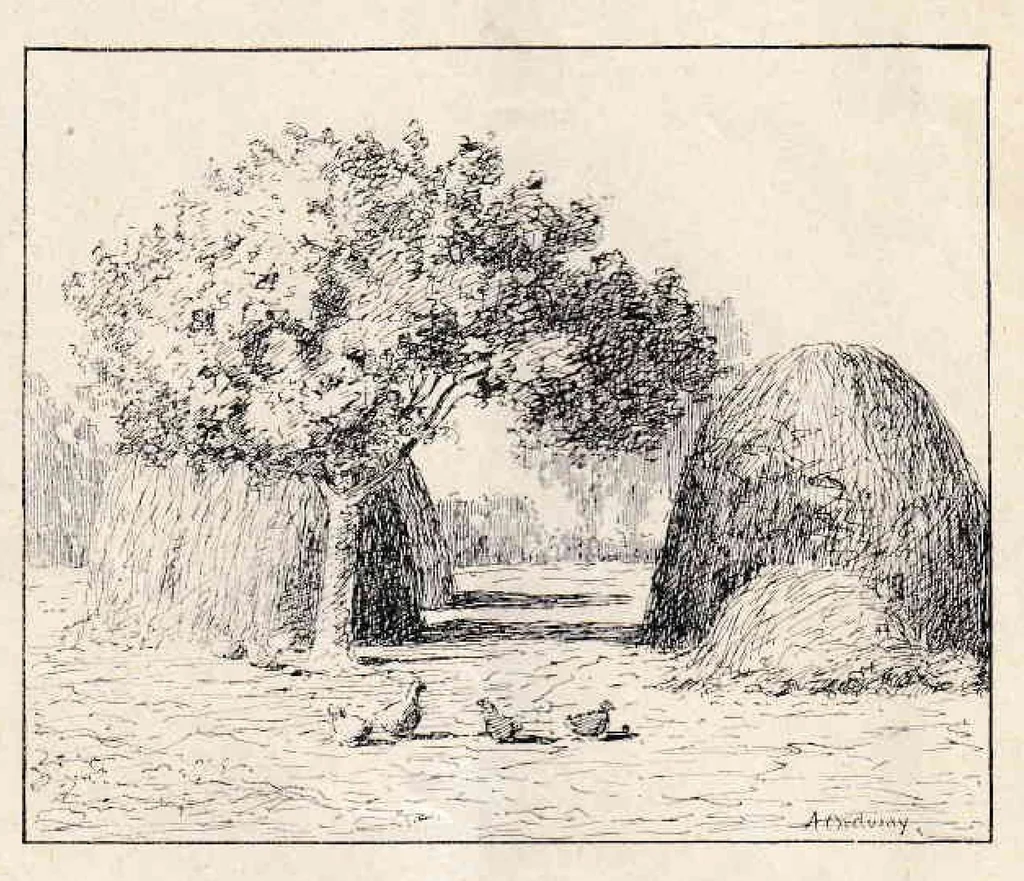 An illustration from Paint and Clay Club's Exhibition of 1894, 1894, leaf 18