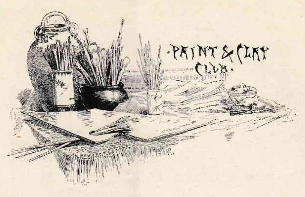 An illustration from Paint and Clay Club's Exhibition of 1894, 1894, leaf 5
