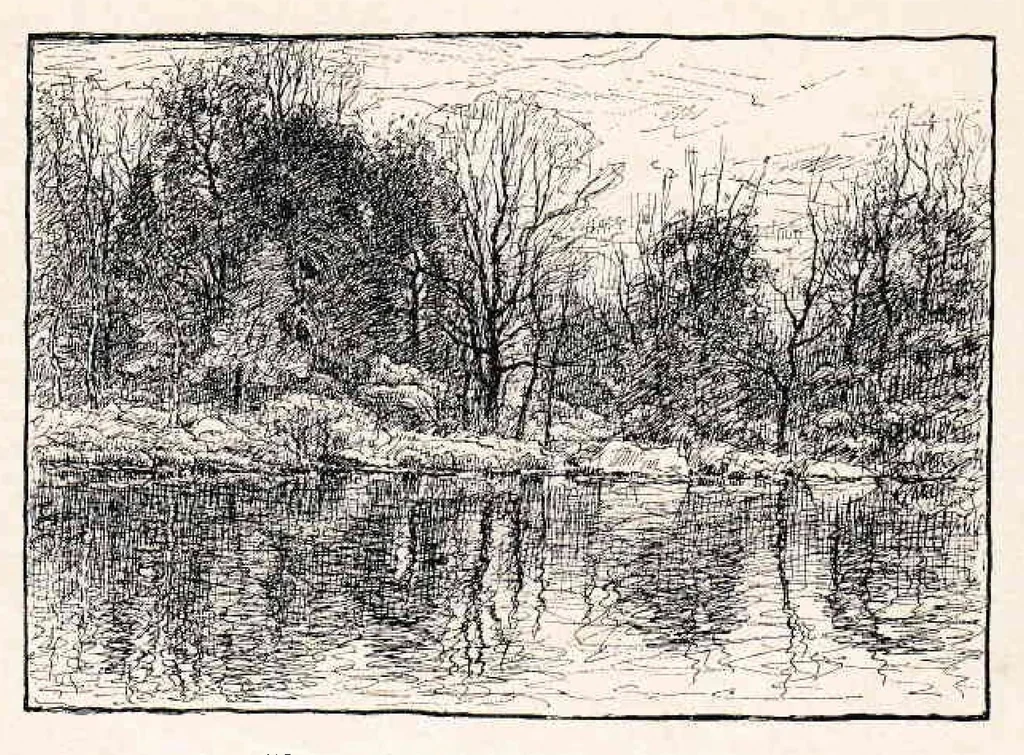 An illustration from Fourth Annual Exhibition of the Paint and Clay Club, 1885, leaf 11