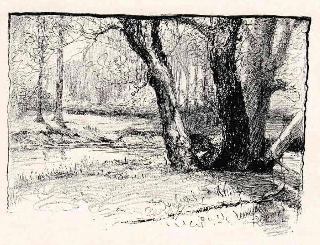 An illustration from Fourth Annual Exhibition of the Paint and Clay Club, 1885, leaf 18