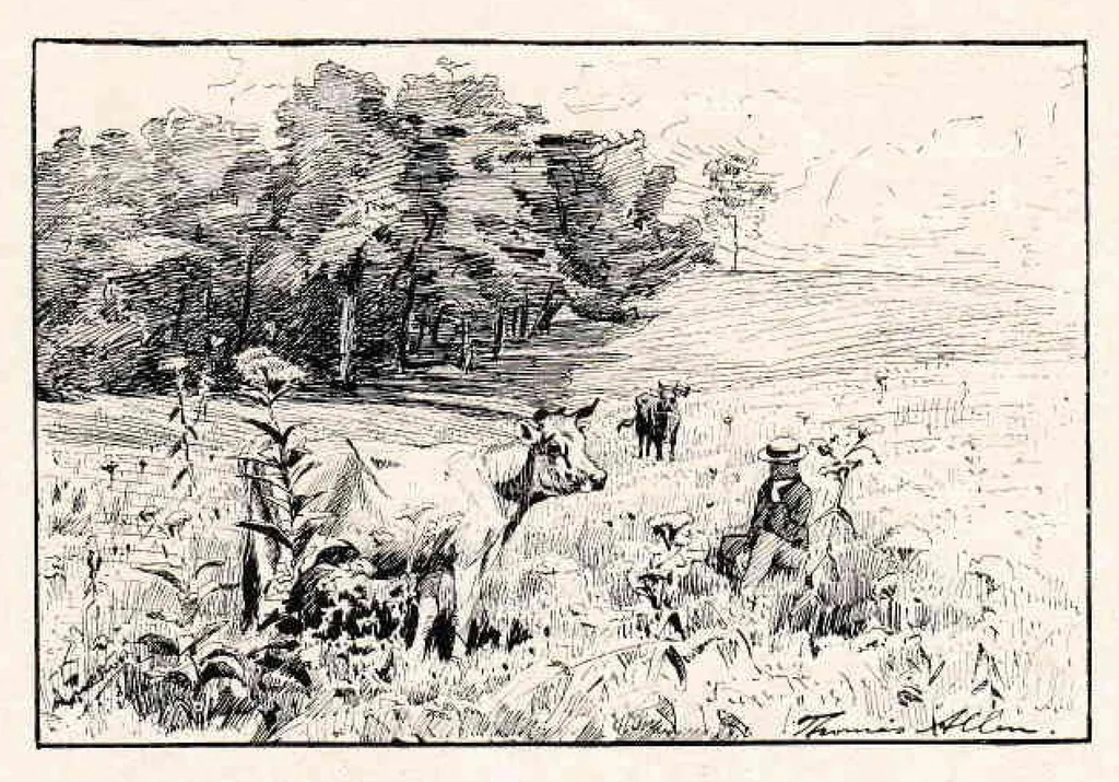 An illustration from Fourth Annual Exhibition of the Paint and Clay Club, 1885, leaf 22