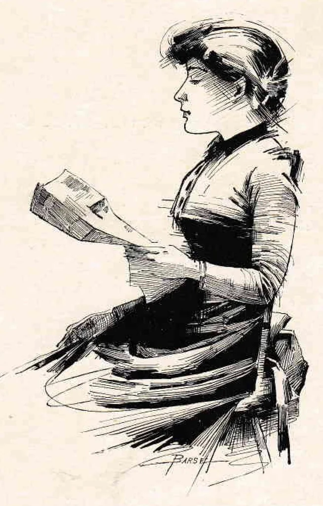 An illustration from Fourth Annual Exhibition of the Paint and Clay Club, 1885, leaf 23