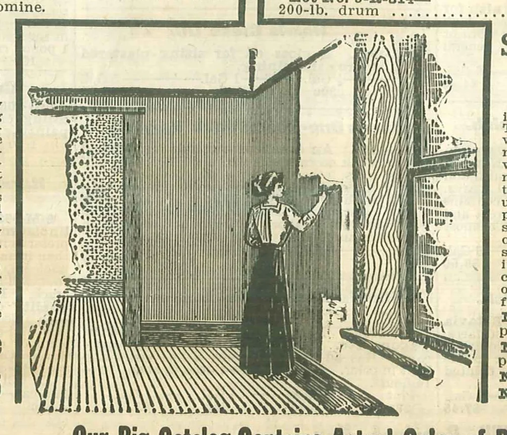 An illustration from Paints - The house wrecker no. 123, 1915, leaf 18