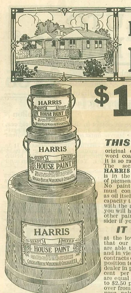 An illustration from Paints - The house wrecker no. 123, 1915, leaf 9