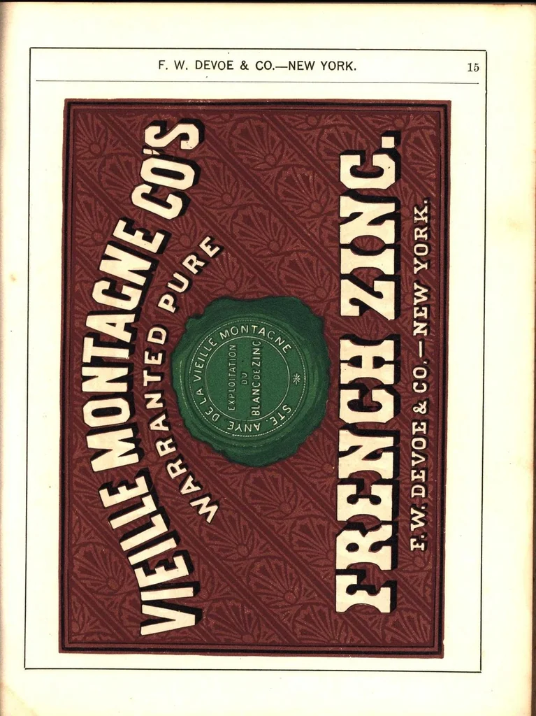 An illustration from Paints Oils Varnishes, 1885, leaf 20