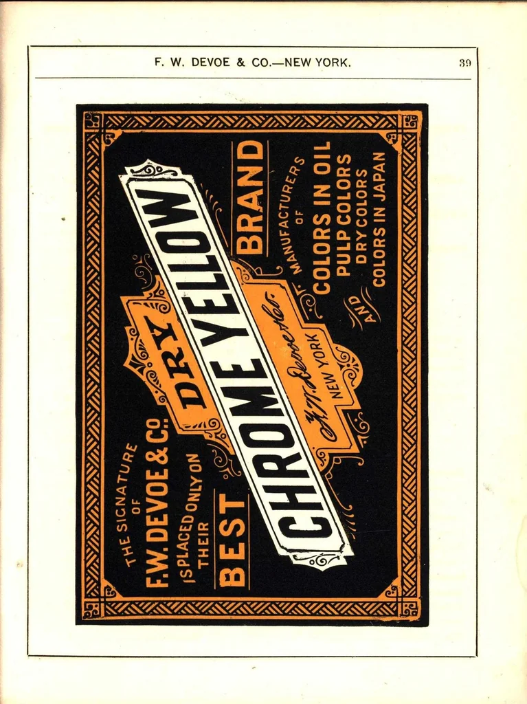 An illustration from Paints Oils Varnishes, 1885, leaf 44