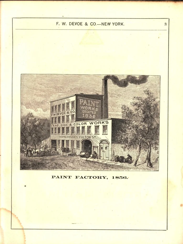 An illustration from Paints Oils Varnishes, 1885, leaf 8